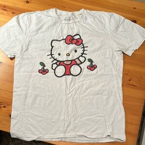 Hello Kitty White and Red Short Sleeve Tee